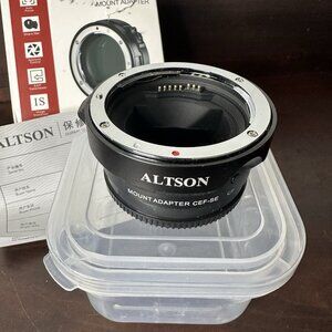 Altson CEF-SE Mount Adapter For Canon EF/EF-S Series Lenses Open Box Torn